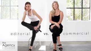 How To  Pose Like a Model  Editorial vs Commercial [upl. by Ettelrats]