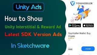 How to show Unity Ads  In Sketchware  Latest SDK Version  In 2023  Techno Sahil [upl. by Prud915]