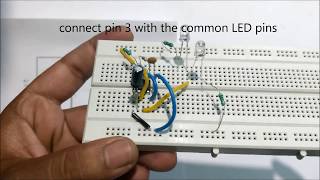 How to make Alternating LED Flasher circuit [upl. by Florence]