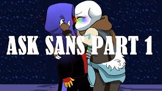 Ask Sans Part 1【 Undertale Comic Dub 】 [upl. by Anua]