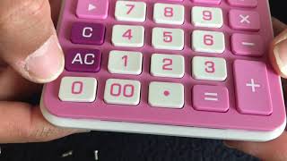 CASIO MS20 Calculator  How to change the battery at home [upl. by Siurad]