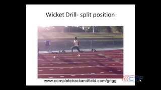 Using Wicket Drills to Teach Top Speed Technique amp Maximum Velocity [upl. by Akinod]