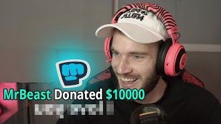 Donating 10000 To Pewdiepie [upl. by Nimocks]