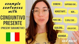 Learn How to Use Italian CONGIUNTIVO PRESENTE with sentences Italians use in everyday conversations [upl. by Sparkie]