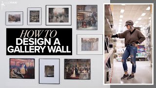 How to Create the ULTIMATE GALLERY WALL PLUS Custom framing tips [upl. by Arac]