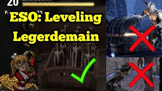 ESO Tutorials Leveling Legerdemain [upl. by Heger834]