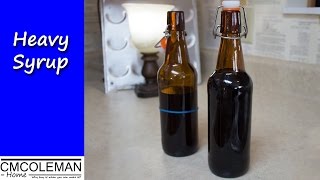 How To Make Heavy Simple Syrup [upl. by Jeana803]