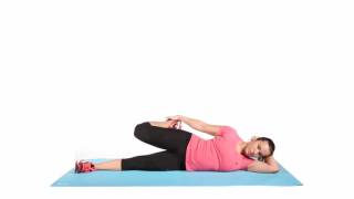 Side Lying Quads Stretch [upl. by Awram]