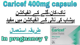 caricef 400 mg capsule uses in urdu Cefixime capsuleTreat infectionsHow to use side effects [upl. by Onafets]