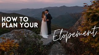 How To Plan Your Elopement Including Timeline Examples [upl. by Liebowitz]