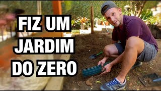 COMO FAZER um JARDIM  PASSO A PASSO  Henrique Buttler [upl. by Ettinger914]