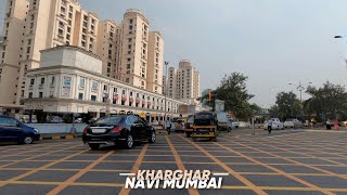 Kharghar  4K  Winter Afternoon Drive  Navi Mumbai [upl. by Erehs]