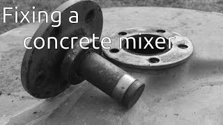 Fixing a concrete mixer [upl. by Yerga495]