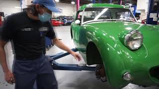 1960 Austin Healey Bugeye Sprite Hood Conversion [upl. by Anassor33]