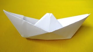 Como hacer un barco de papel  how to make a paper boat [upl. by Vanya]