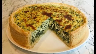 Пирог со Шпинатом Очень Вкусный и Полезный  Pie With Spinach  Быстрый Рецепт [upl. by Araec75]