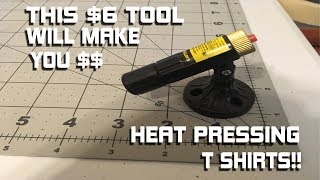 Heat Transfer Laser Guide  This 6 DIY Tool is BETTER Than The Tee Square Tool [upl. by Lerraj620]