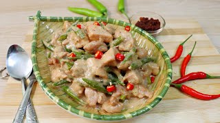 Chicken Bicol Express  How to Cook Easy Bicol Express Chicken [upl. by Wolenik]