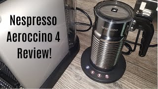 Nespresso Aeroccino 4 Milk Frother Review  Worth upgrading from the Aeroccino 3 [upl. by Ravid]