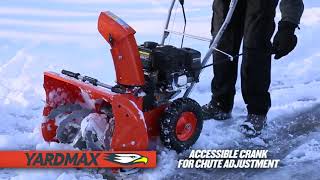 YARDMAX® 22quot 2Stage Snowblower [upl. by Eehtomit]