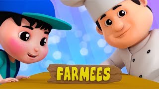 pat a cake pat a cake bakers man  Nursery Rhymes  Children Songs  Baby Rhymes by Farmees [upl. by Emile]