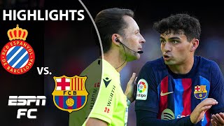 Barcelona vs Espanyol  LaLiga Highlights  ESPN FC [upl. by Erdah]