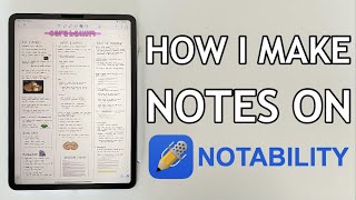 How I Make Notes on Notability Shorts [upl. by Arriec111]