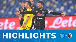 HIGHLIGHTS  Napoli  Bologna 30  Serie A  10ª giornata [upl. by Eanar]