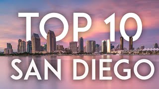 Top 10 Things to do in SAN DIEGO [upl. by Mauchi]