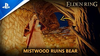 ELDEN RING  MistWood Ruins Bear Funny [upl. by Gillie]