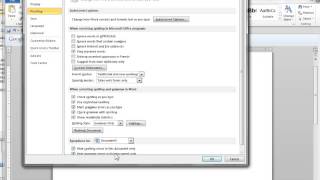 How to Set Word Options [upl. by Ahsitauq]