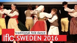 Swedish Traditional Folk Dance  IFLC Sweden 2016 [upl. by Leoline342]