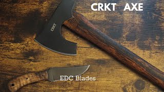 Winkler Knives Blue Ridge OFFICIAL REVIEW and UnboxingReview the CRKT Freyr Norse Axe [upl. by Mindy925]