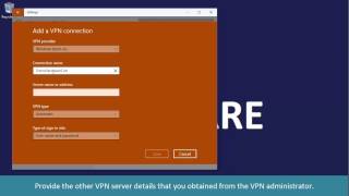 How to Set up a VPN Connection in Windows 10 [upl. by Hgielyk]