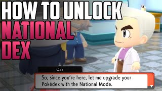 How to Unlock NATIONAL DEX amp PostGame  Pokémon BDSP [upl. by Crespi813]