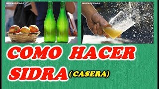 Como Hacer Sidra Casera  Todo Huerta y Jardín [upl. by Farand765]