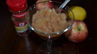 How to make easy homemade applesauce  recipe  no sugar [upl. by Sanfourd]