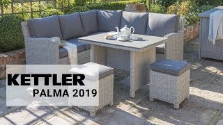 Kettler Palma  Mini Corner Garden Furniture Set  A Closer Look At [upl. by Abita]