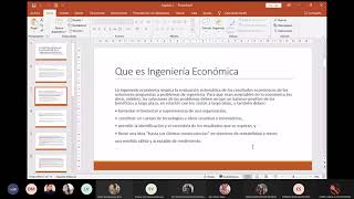 P1 Clase 1  Conceptos generales y fundamentos de la Ingeniería Económica [upl. by Kiki]