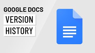 Google Docs Version History [upl. by Adolphe]