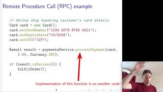 Distributed Systems 13 RPC Remote Procedure Call [upl. by Daryl]