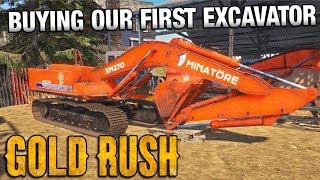 GOLD RUSH  Buying Our First Excavator  Episode 1 [upl. by Dame]