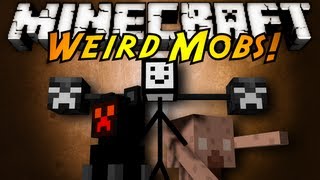 Minecraft Mod Showcase  WEIRD MOBS [upl. by Ettevroc717]