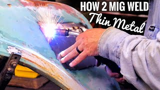 How to MIG Weld THIN Sheet Metal Plus BONUS Content [upl. by Amlez]