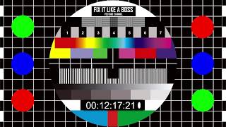 🔝 4K Test pattern UHD 2160p  30 min Test Card Calibration Video TV test video 4k [upl. by Ahsinav877]