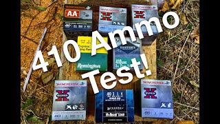 410 Ammo Test [upl. by Nelak696]