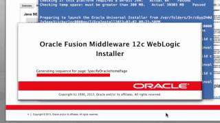 Installing Oracle WebLogic Server 1212 [upl. by Gasparo]