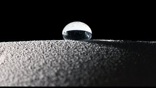 Engineers bounce water off superhydrophobic surfaces [upl. by Zillah871]