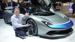 The Pininfarina Battista is a €2m HYPEREV  FIRST LOOK [upl. by Noslien653]