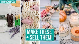 10 Crafts to MAKE amp SELL  The DIY Mommy [upl. by Parrie698]